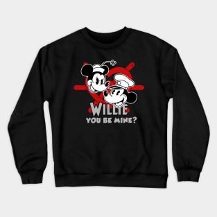 Steamboat Willie Retro Vintage Valentine Funny Meme Crewneck Sweatshirt